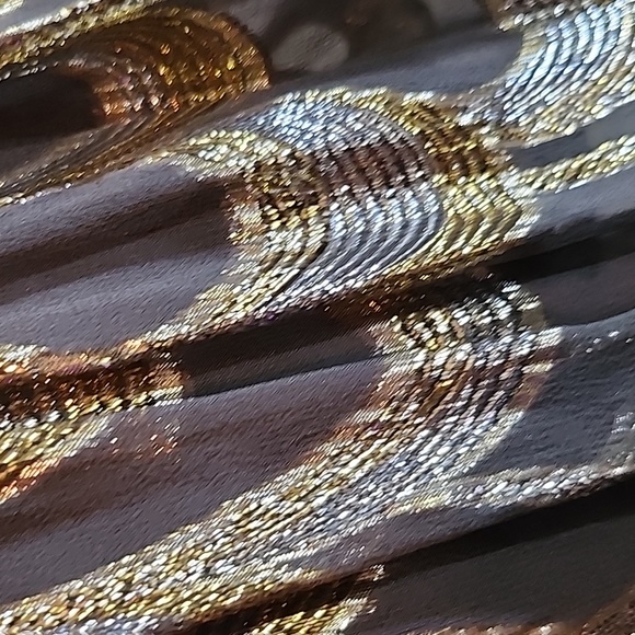 Metallic Malene Birger long maxi skirt - Picture 4 of 9